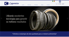 Desktop Screenshot of caporetto.com.br
