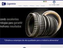 Tablet Screenshot of caporetto.com.br